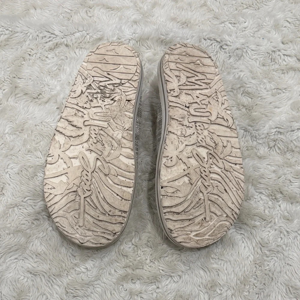 Maui and Sons Men's‎ Slip-On Beach Loafers in Light Taupe Knit Size 7
